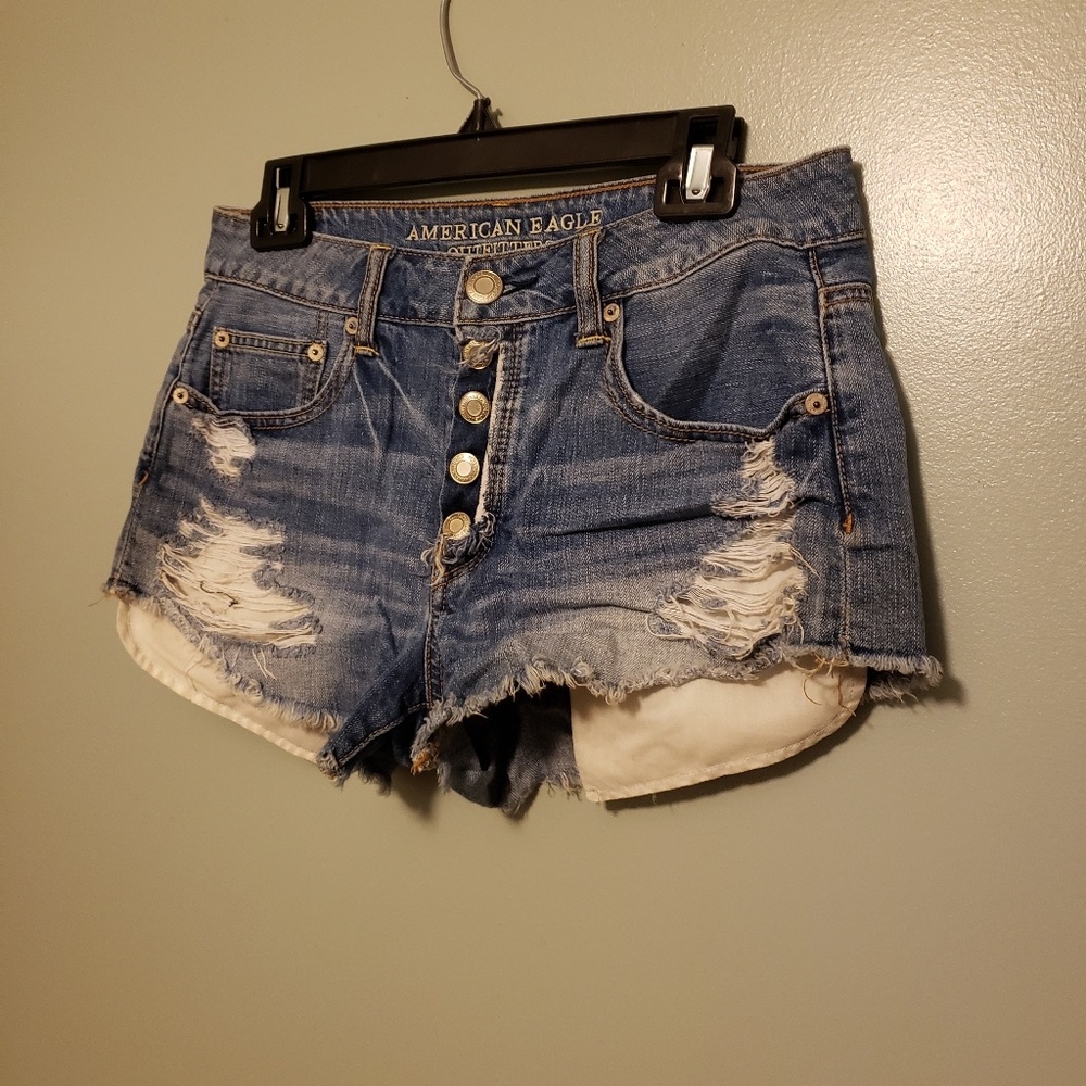 American Eagle High-Rise shorts
